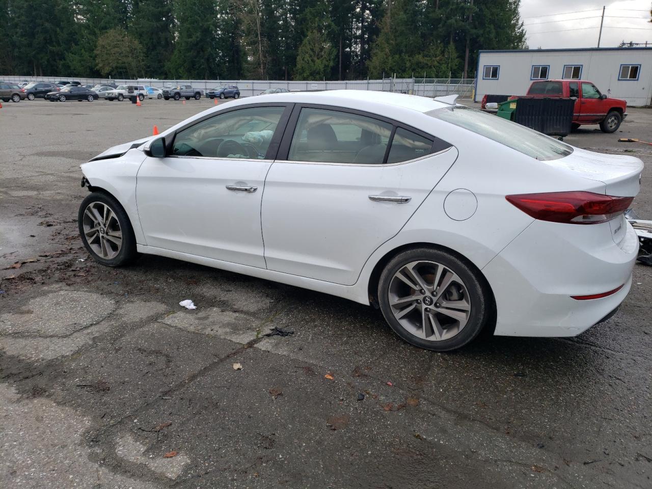 2017 Hyundai Elantra VIN 5NPD84LF3HH032313 Copart auction photo, front end damage thumbnail 2
