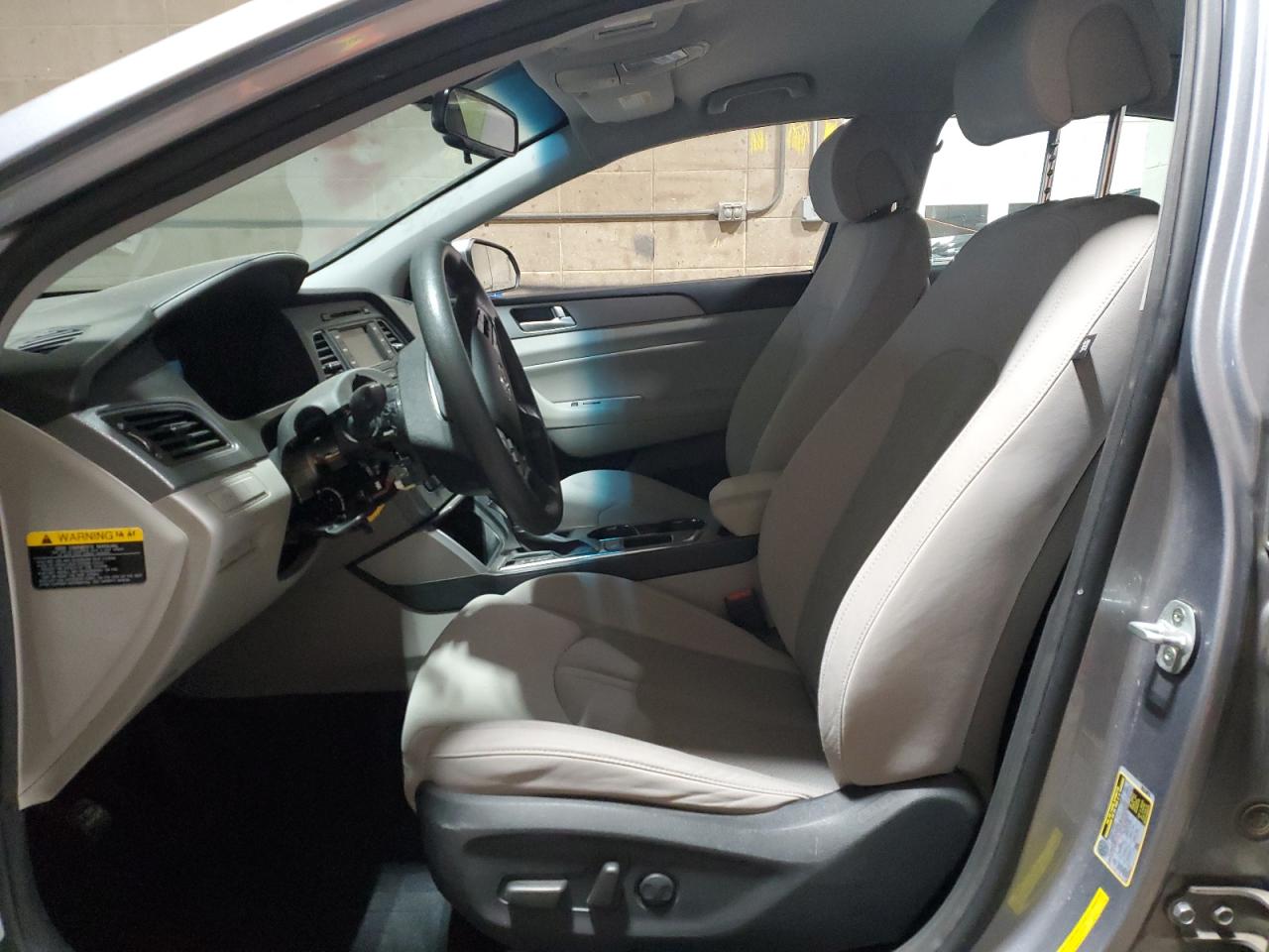 2015 Hyundai Sonata VIN 5NPE24AA4FH147240 Copart auction photo, front end / vandalism damage thumbnail 7