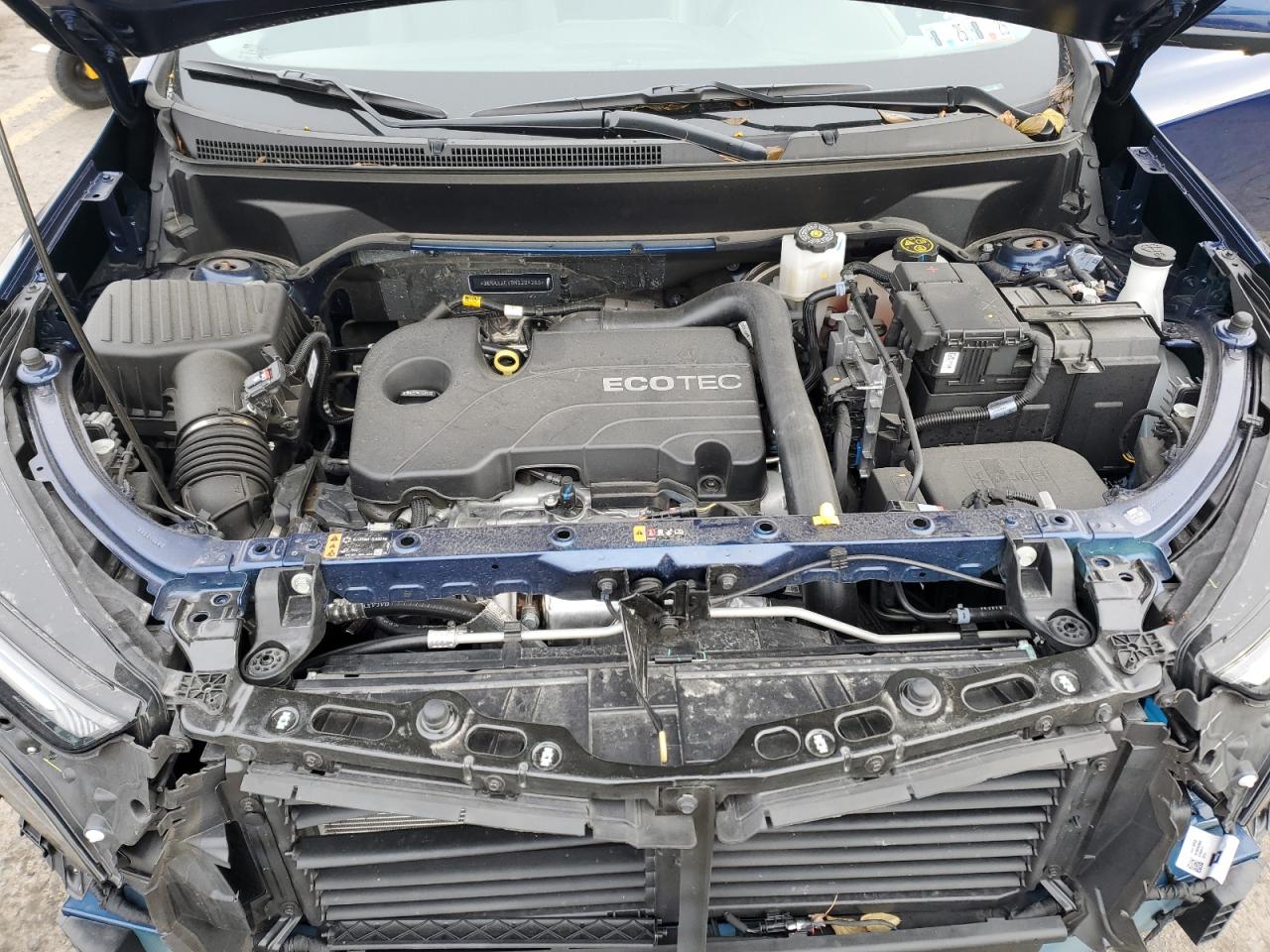 2022 Chevrolet Equinox VIN 3GNAXXEV9NS204283 Copart auction photo, rear end / front end damage thumbnail 12
