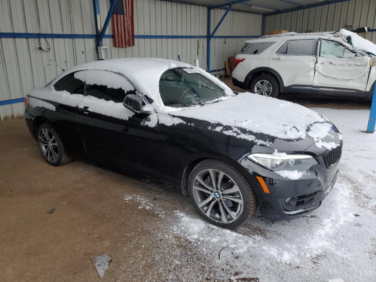 2015 BMW 2er VIN WBA1G9C50FVX96737 Copart auction photo, side damage thumbnail 4