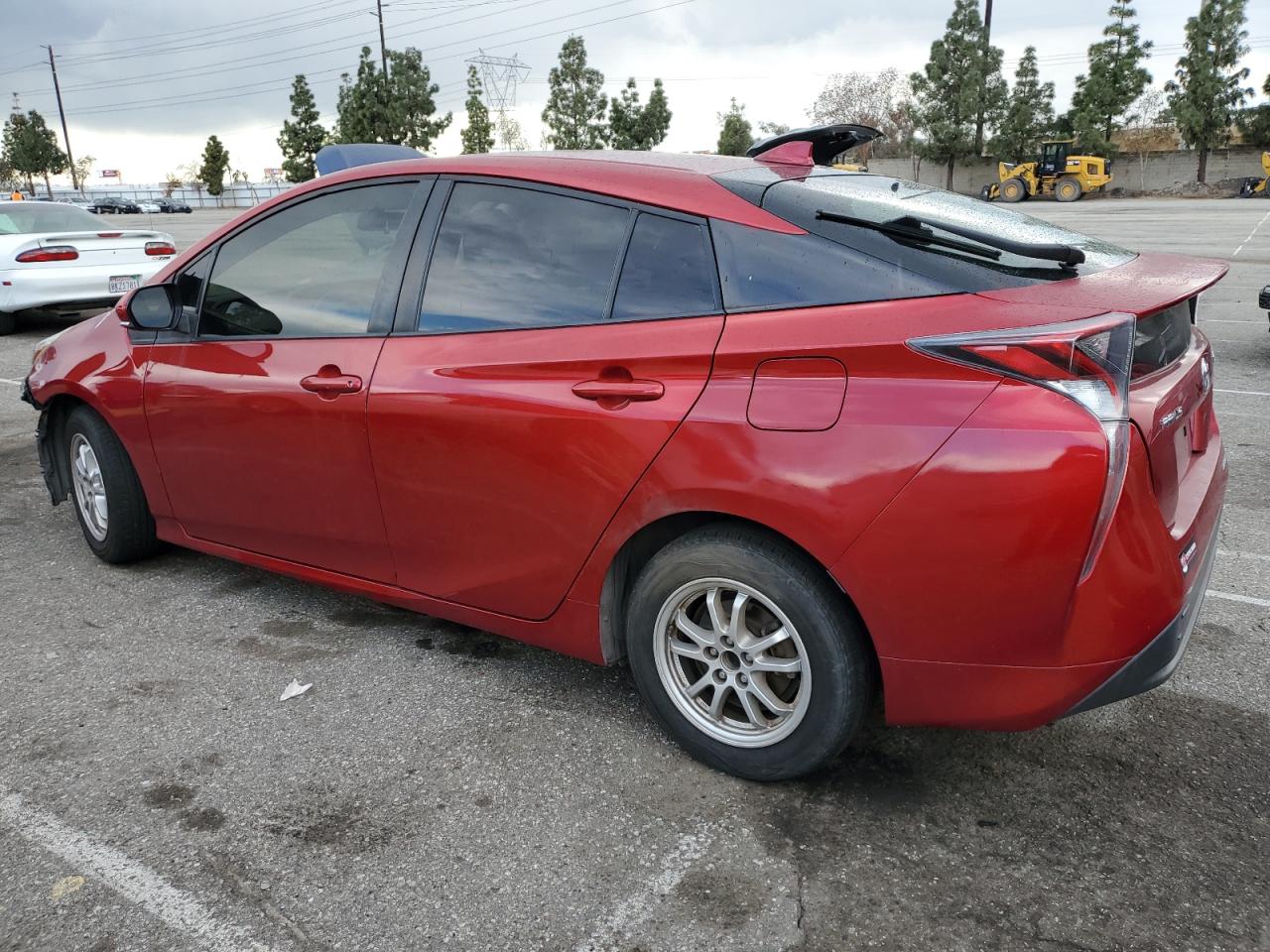 2016 Toyota Prius VIN JTDKBRFU7G3513451 Copart auction photo, front end / side damage thumbnail 2