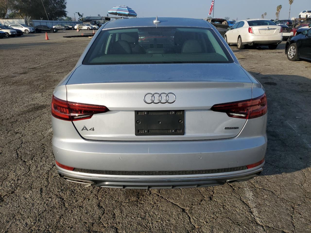 2019 Audi A4 VIN WAUENAF47KA021154 Copart auction photo, front end damage thumbnail 6