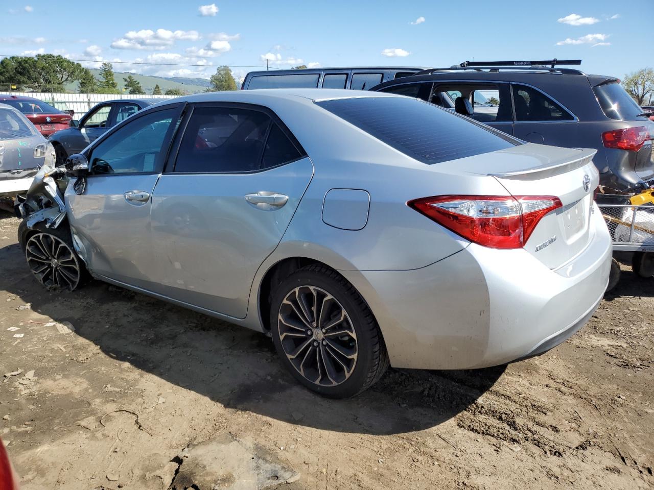2016 Toyota Corolla VIN 5YFBURHE5GP478576 Copart auction photo, all over / undercarriage damage thumbnail 2