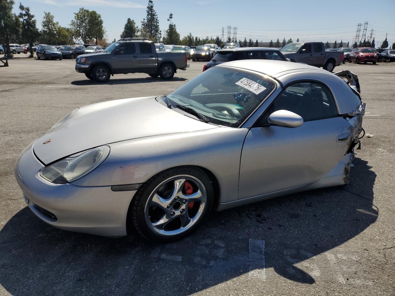 2001 Porsche Boxster VIN WP0CB29821U663706 - Copart auction photo