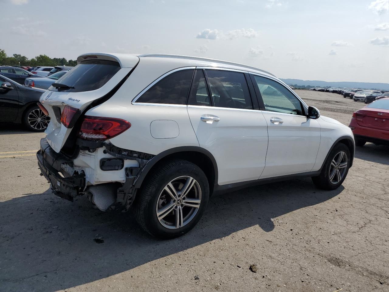 2020 Mercedes-Benz GLC VIN W1N0G8EB6LF864453 Copart auction photo, rear end damage thumbnail 3