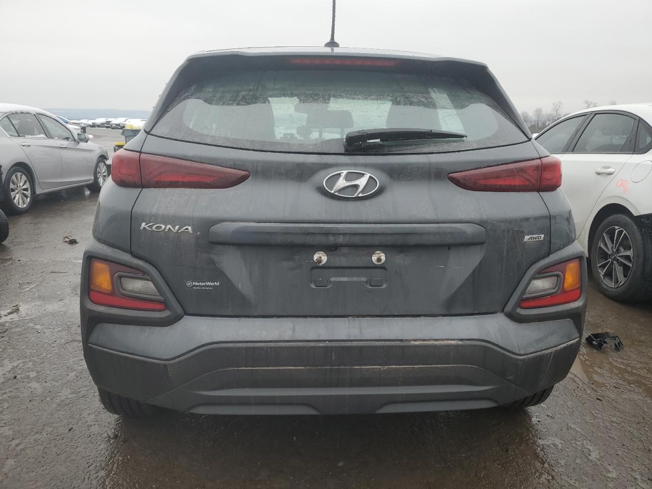 2020 Hyundai Kona VIN KM8K1CAA3LU403560 Copart auction photo, front end damage thumbnail 6