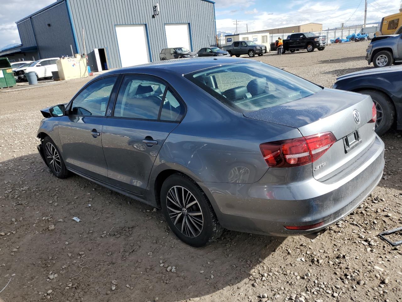 2018 Volkswagen Jetta VIN 3VWDB7AJ0JM235666 Copart auction photo, front end damage thumbnail 2
