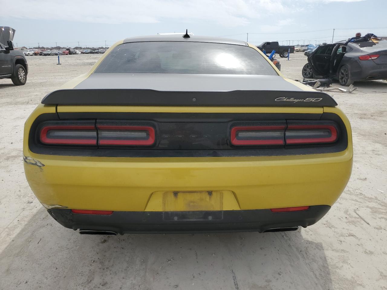2020 Dodge Challenger VIN 2C3CDZBT7LH246383 Copart auction photo, rear end / side damage thumbnail 6