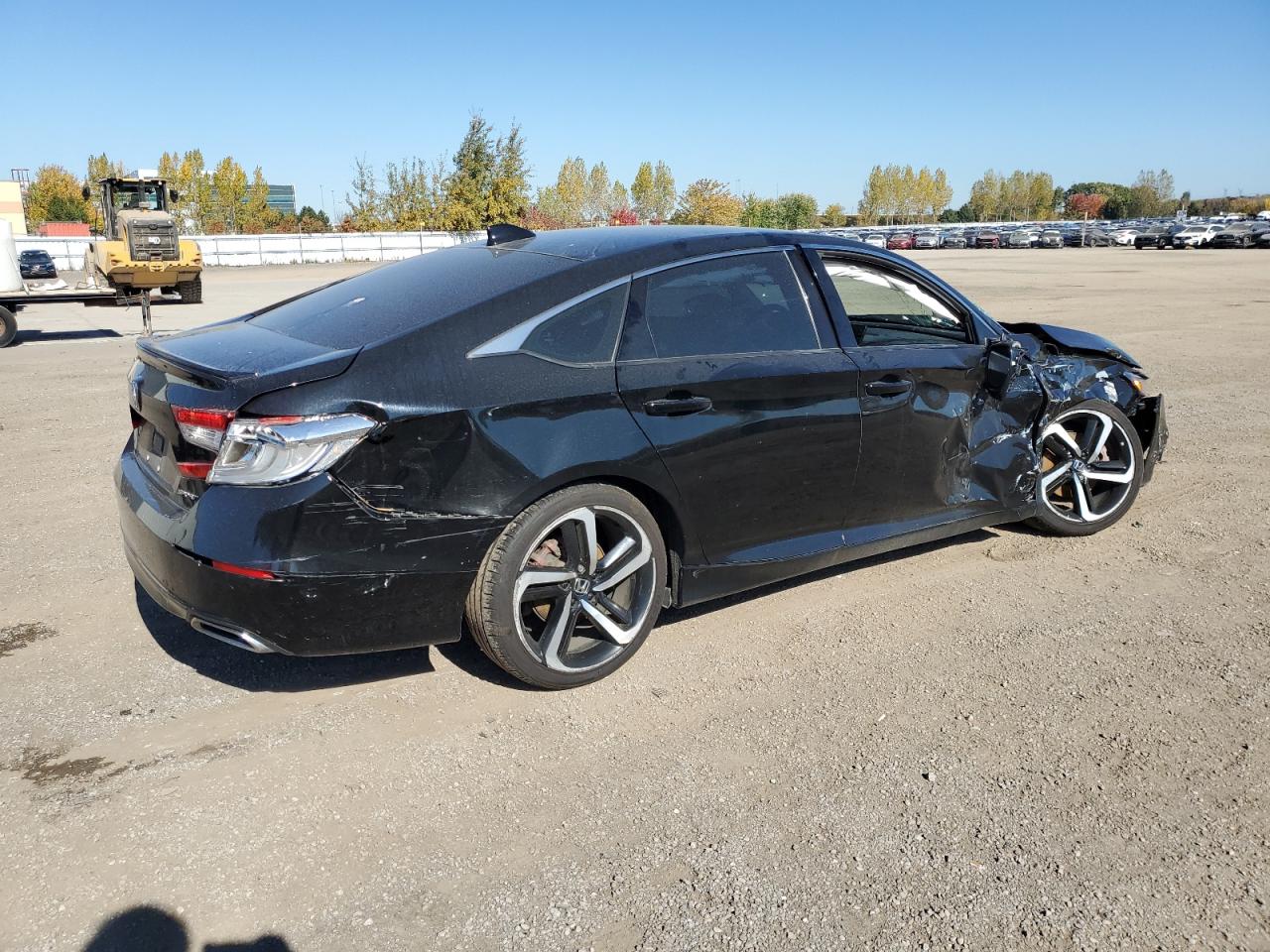 2019 Honda Accord VIN 1HGCV1F37KA800623 Copart auction photo, side / front end damage thumbnail 3