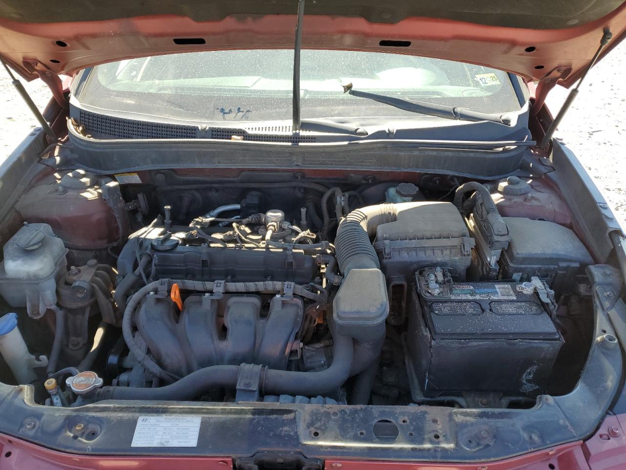 2012 Hyundai Sonata VIN 5NPEB4AC8CH455833 Copart auction photo, minor dent/scratches damage thumbnail 11