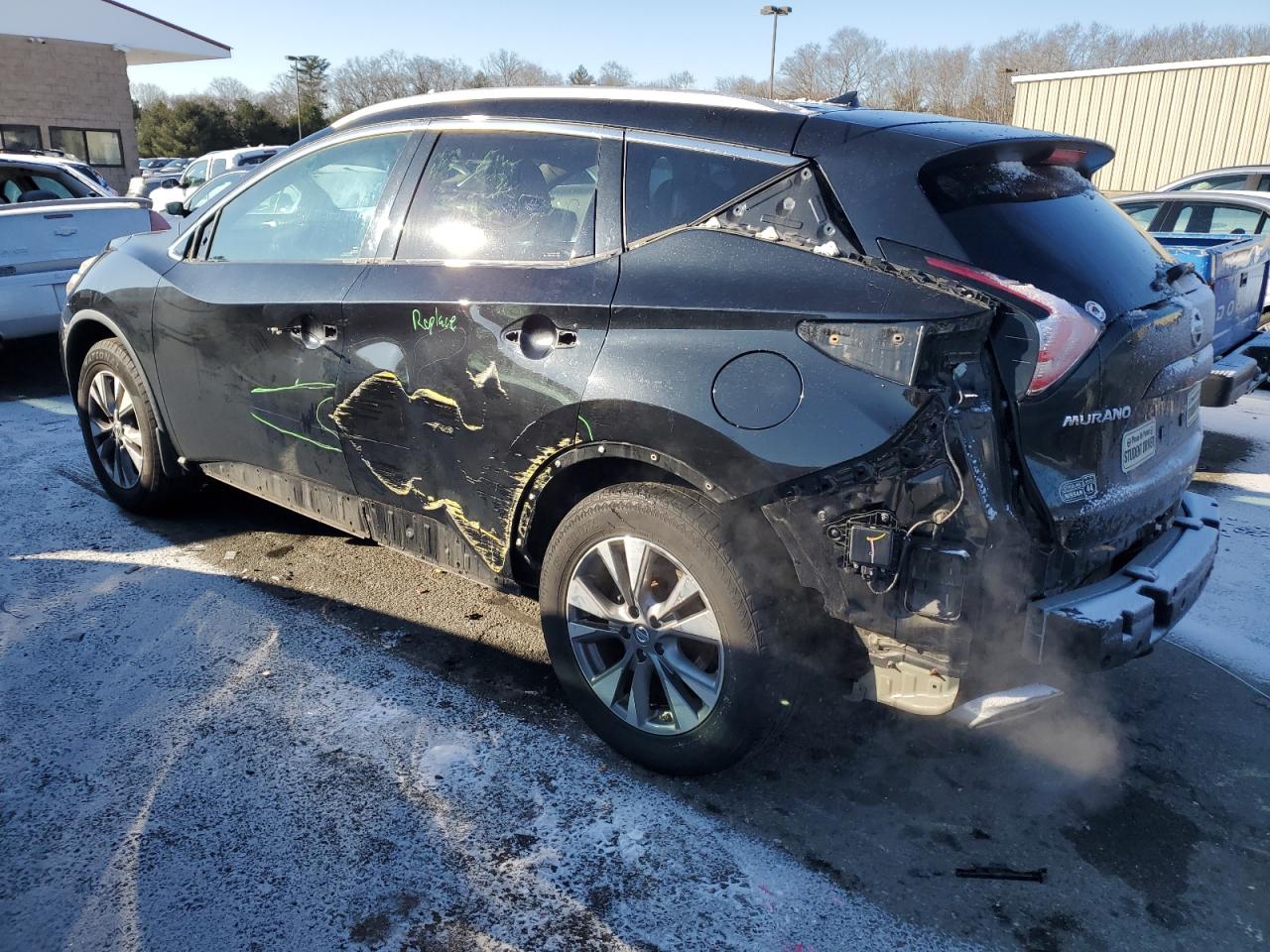 2015 Nissan Murano VIN 5N1AZ2MH5FN225639 Copart auction photo, side damage thumbnail 2