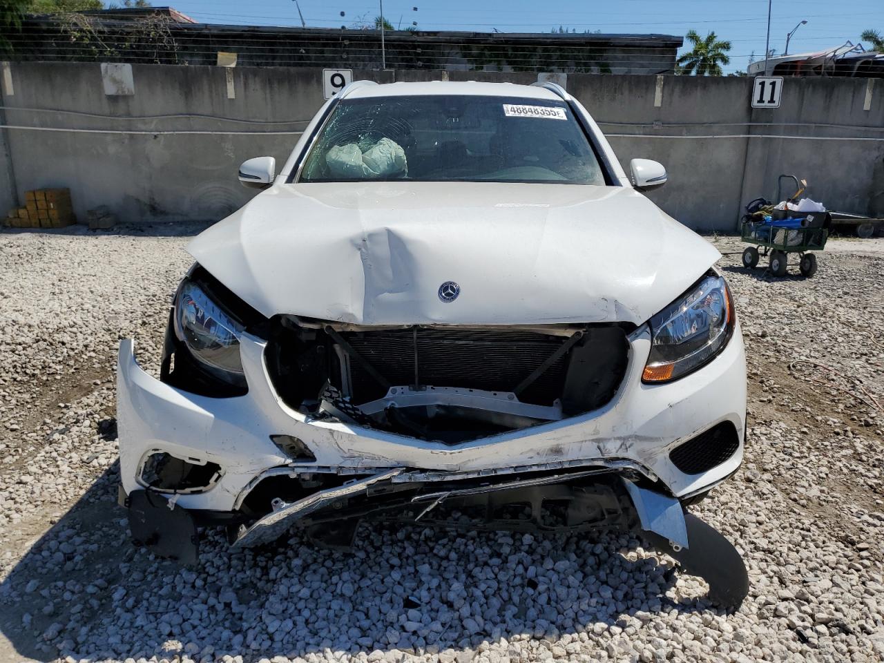 2019 Mercedes-Benz GLC VIN WDC0G4JB7KV133910 Copart auction photo, front end / minor dent/scratches damage thumbnail 5