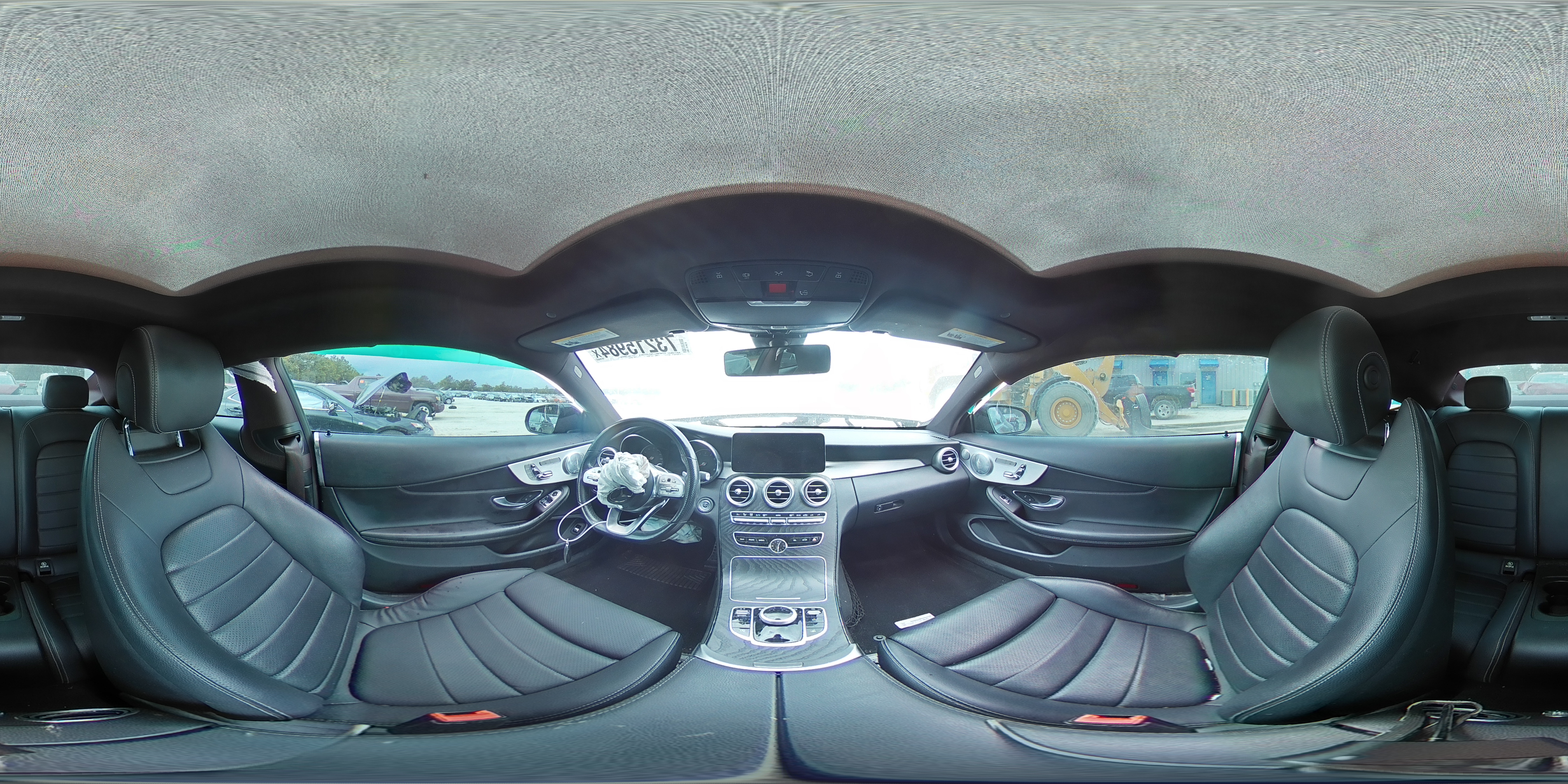 2019 Mercedes-Benz C-klasse VIN WDDWJ8EB0KF843993 Copart auction photo, front end damage thumbnail 12