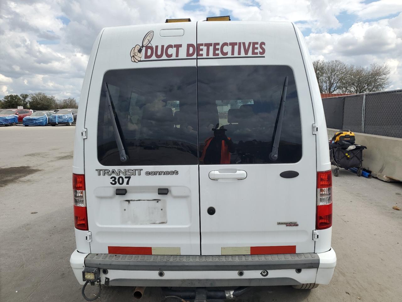 2013 Ford Transit VIN NM0KS9CN1DT160808 Copart auction photo, side / front end damage thumbnail 6