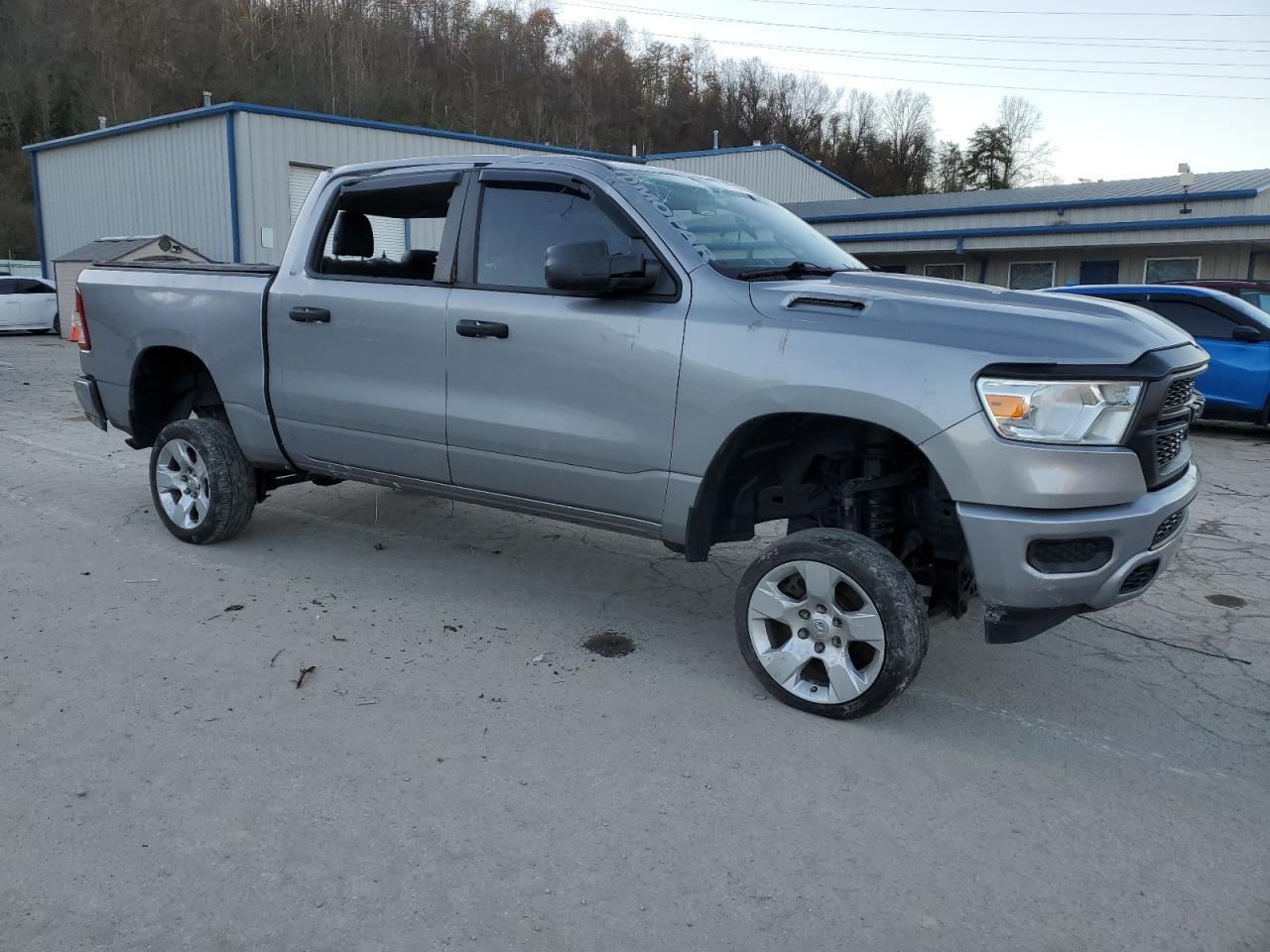 2019 RAM 1500 VIN 1C6SRFGT9KN608677 Copart auction photo, all over damage thumbnail 4