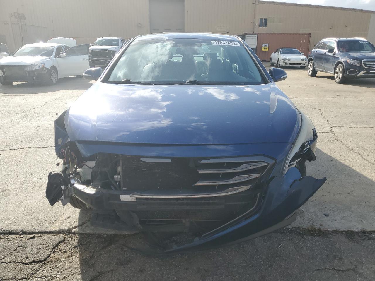 2015 Hyundai Sonata VIN 5NPE34AF5FH046345 Copart auction photo, front end damage thumbnail 5