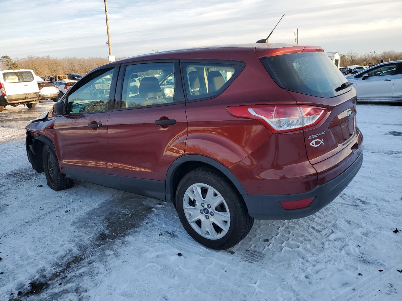 2014 Ford Escape VIN 1FMCU0F74EUB04377 Copart auction photo, front end damage thumbnail 2