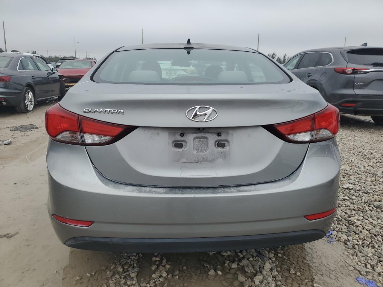 2015 Hyundai Elantra VIN KMHDH4AE8FU351246 Copart auction photo, front end / minor dent/scratches damage thumbnail 6