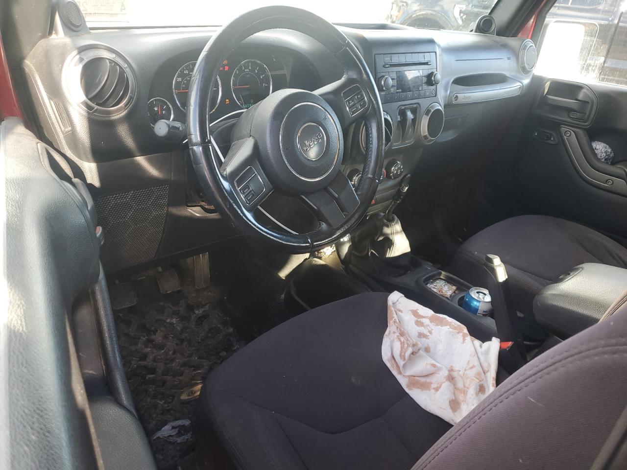 2013 Jeep Wrangler VIN 1C4AJWAG5DL576591 Copart auction photo, front end damage thumbnail 8