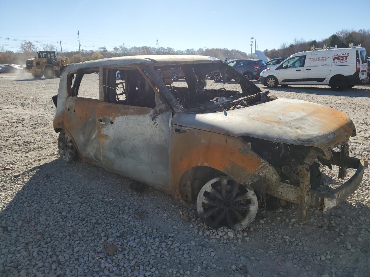 2018 KIA Soul VIN KNDJP3A54J7507536 Copart auction photo, burn damage thumbnail 4