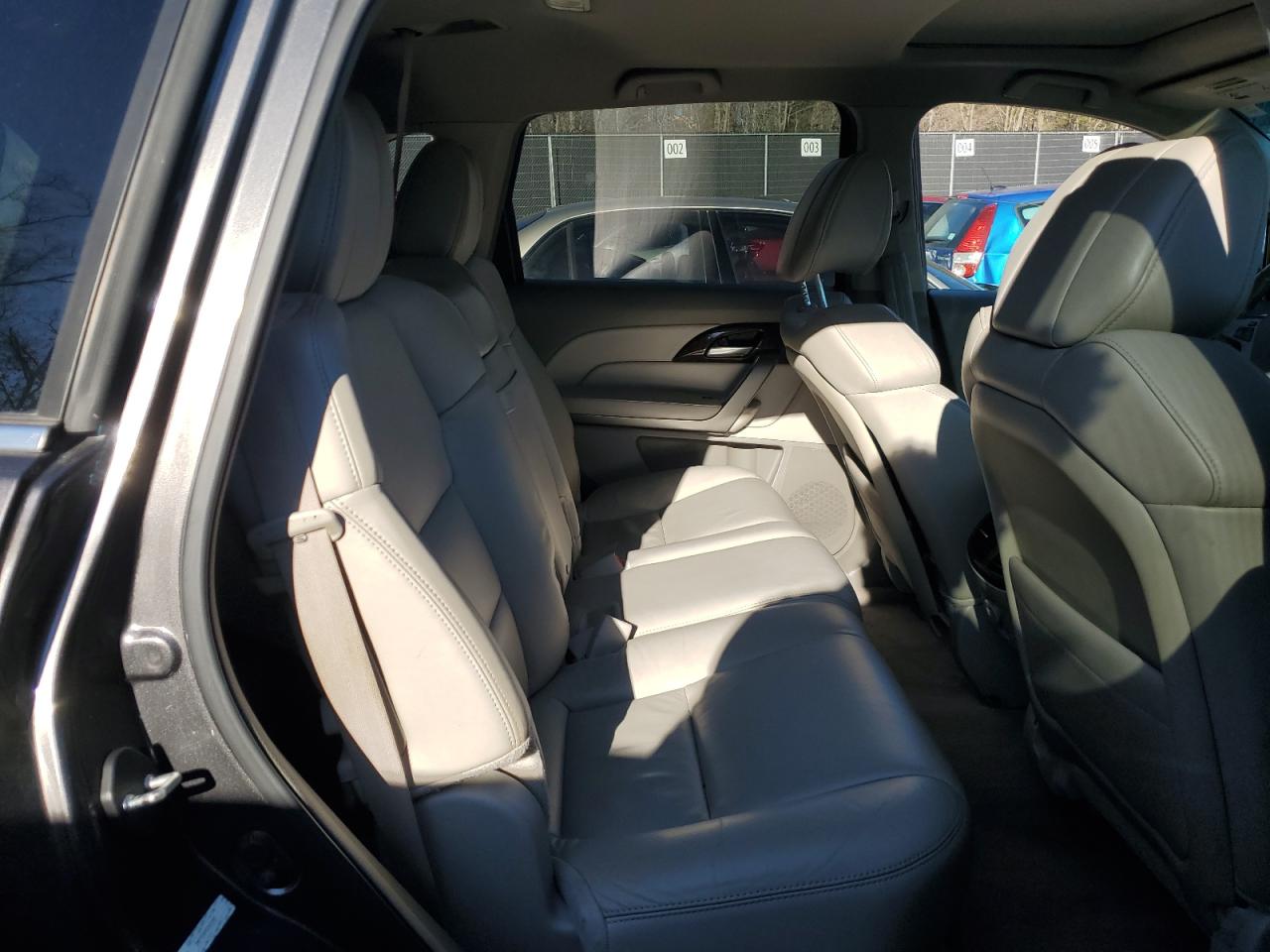 2012 Acura MDX VIN 2HNYD2H36CH531957 Copart auction photo, front end / rear end damage thumbnail 11