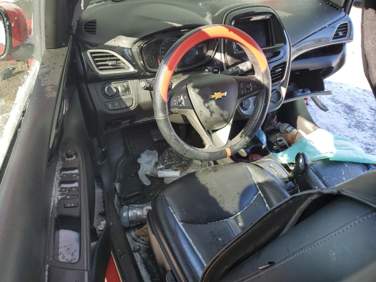 2020 Chevrolet Spark VIN KL8CF6SA0LC433804 Copart auction photo, front end / side damage thumbnail 8