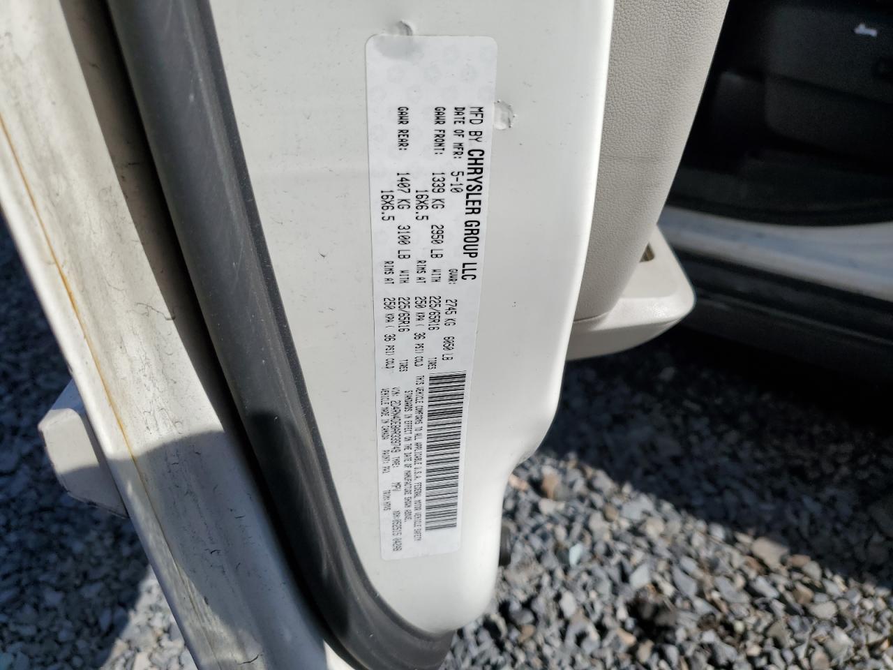2010 Dodge Caravan VIN 2D4RN4DE8AR339749 Copart auction photo, front end / side damage thumbnail 13