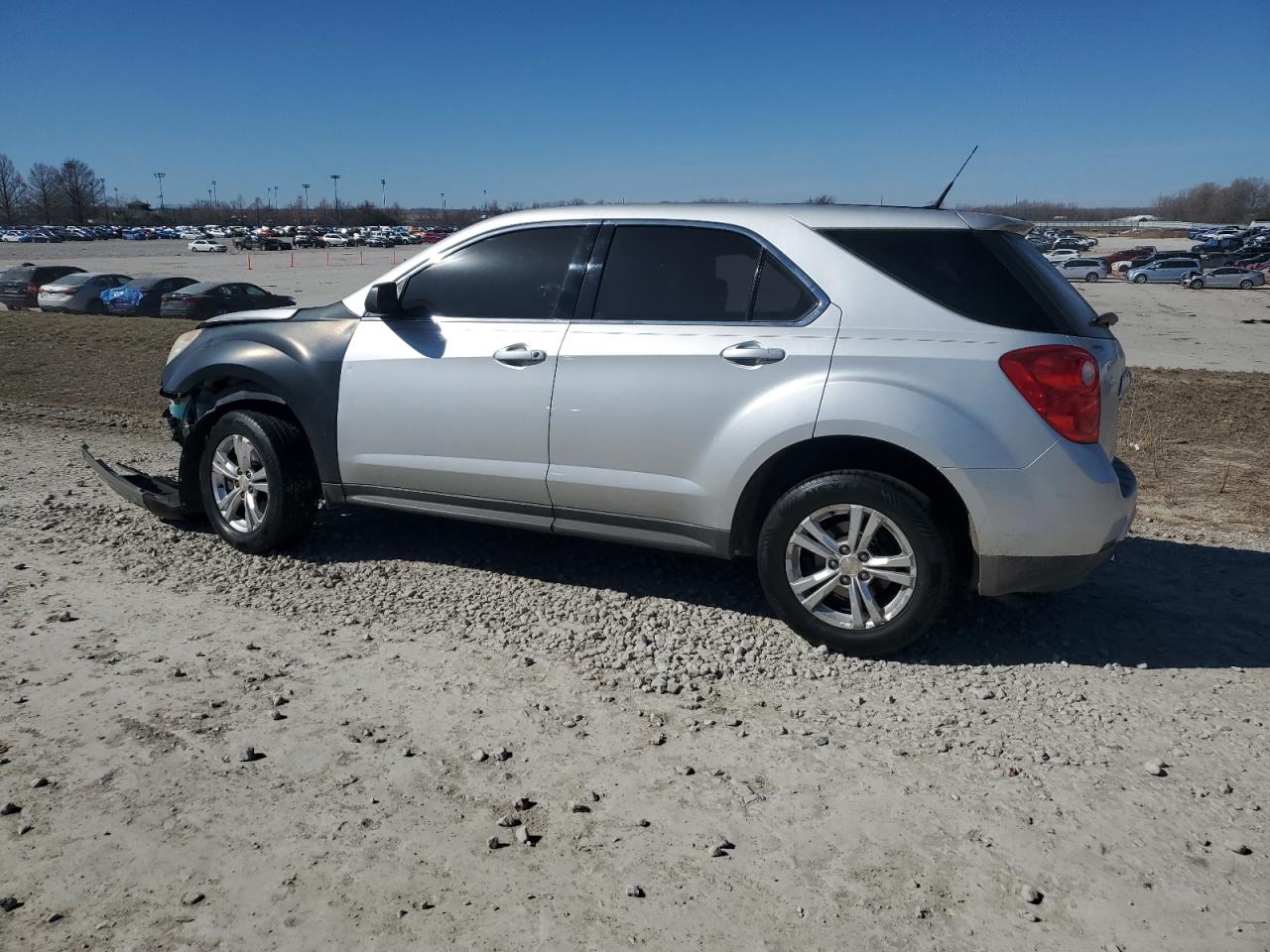 2012 Chevrolet Equinox VIN 2GNALBEK4C1130025 Copart auction photo, front end / side damage thumbnail 2