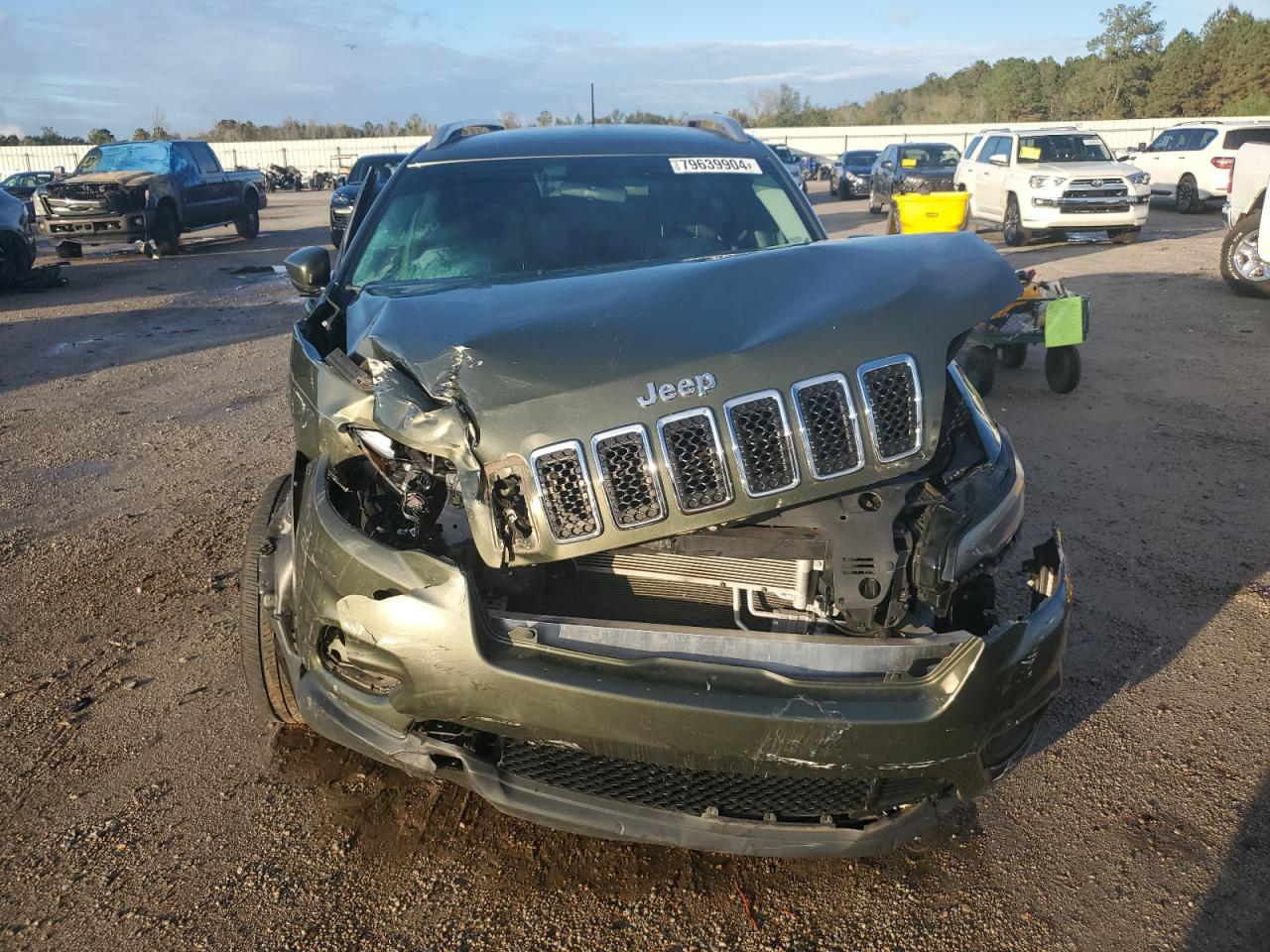 2019 Jeep Grand Cherokee VIN 1C4PJLCB8KD325937 Copart auction photo, front end / side damage thumbnail 5