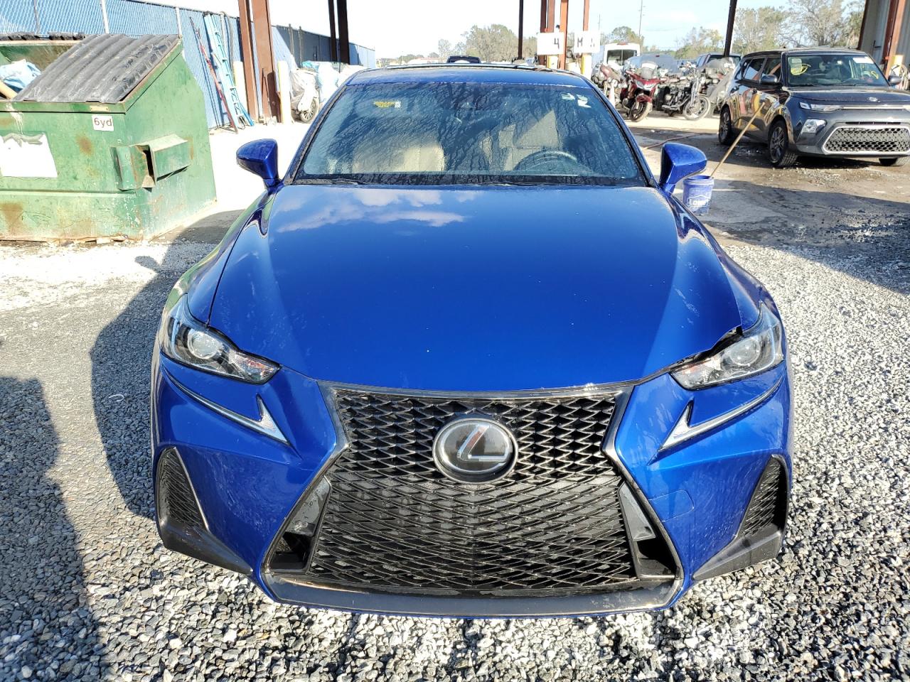 2020 Lexus IS VIN JTHGA1D23L5107806 Copart auction photo, vandalism damage thumbnail 5