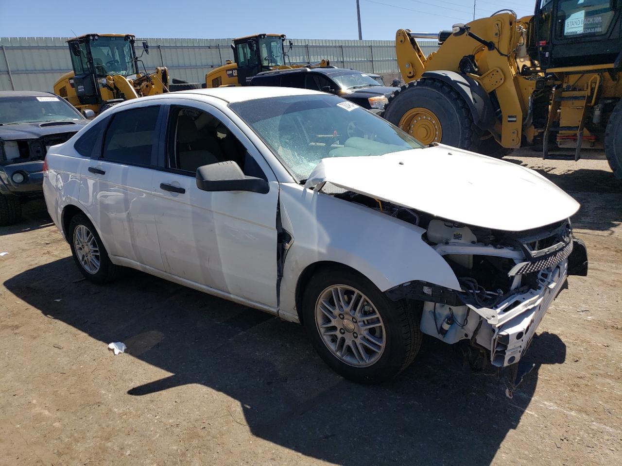 2008 Ford Focus VIN 1FAHP35N38W275641 Copart auction photo, front end damage thumbnail 4