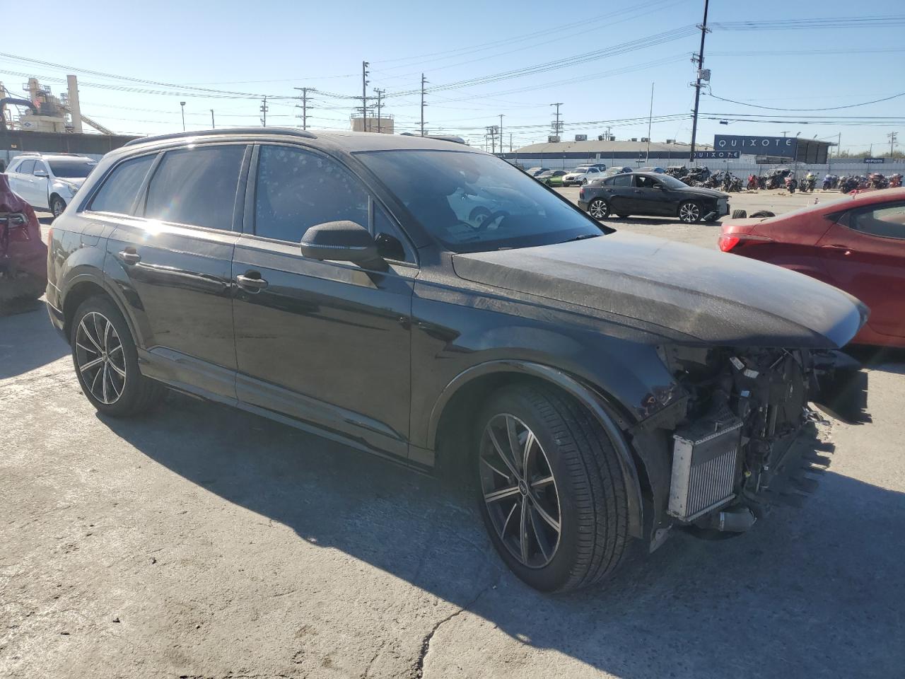 2021 Audi Q7 VIN WA1LXAF76MD027912 Copart auction photo, front end damage thumbnail 4