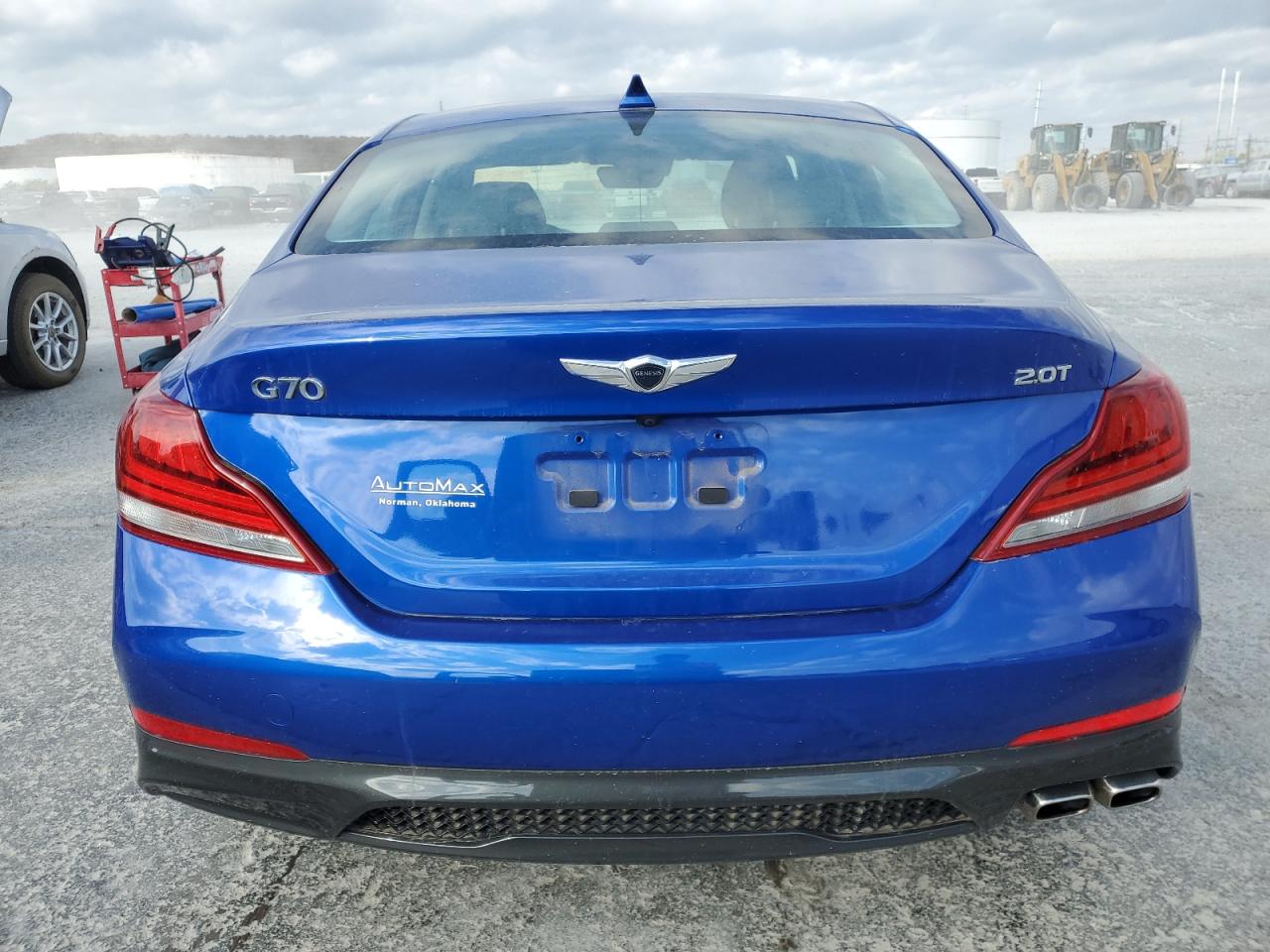 2020 Genesis G70 VIN KMTG24LA1LU063322 Copart auction photo, front end damage thumbnail 6
