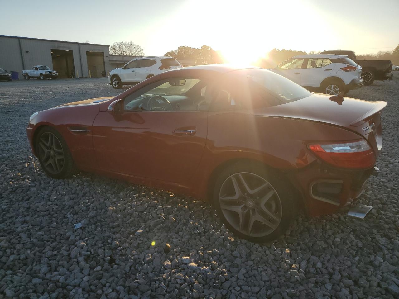 2016 Mercedes-Benz SLK-klasse VIN WDDPK3JA4GF123041 Copart auction photo, rear end damage thumbnail 2