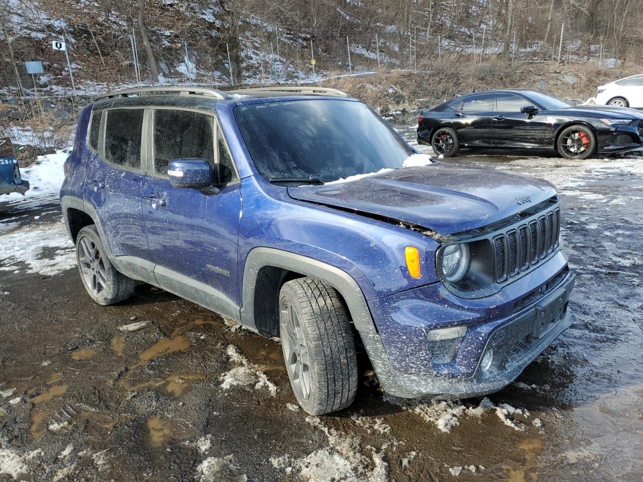 2020 Jeep Renegade VIN ZACNJBB14LPL78306 Copart auction photo, undercarriage / front end damage thumbnail 4