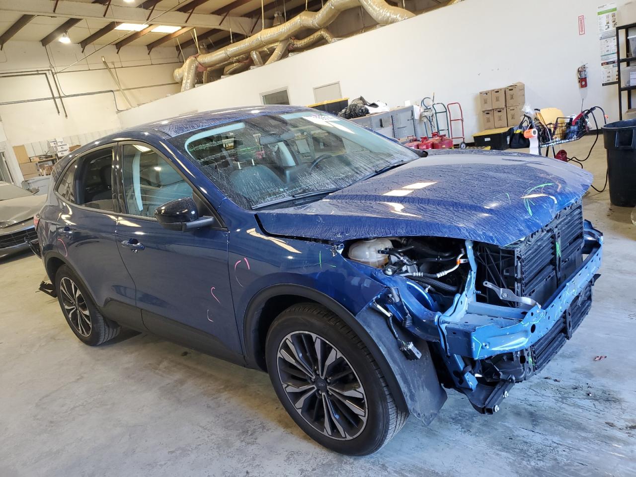 2022 Ford Escape VIN 1FMCU0G67NUB92668 Copart auction photo, all over damage thumbnail 4