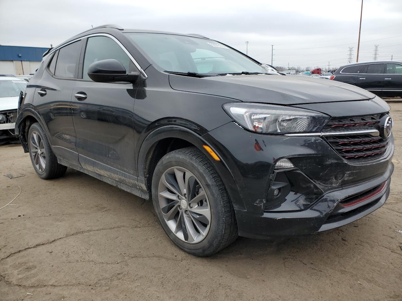 2021 Buick Encore VIN KL4MMDS21MB061468 Copart auction photo, rear end / front end damage thumbnail 4