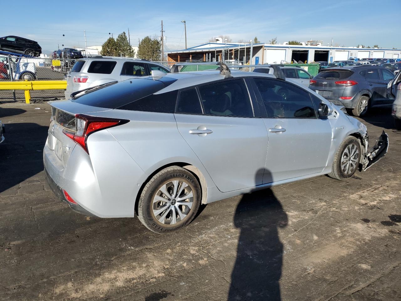 2022 Toyota Prius VIN JTDL9MFU6N3037483 Copart auction photo, front end damage thumbnail 3