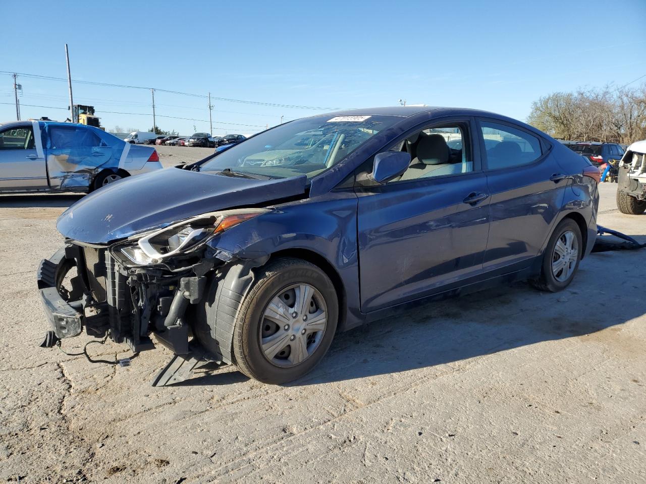2016 Hyundai Elantra VIN 5NPDH4AE1GH787582 - Copart auction photo
