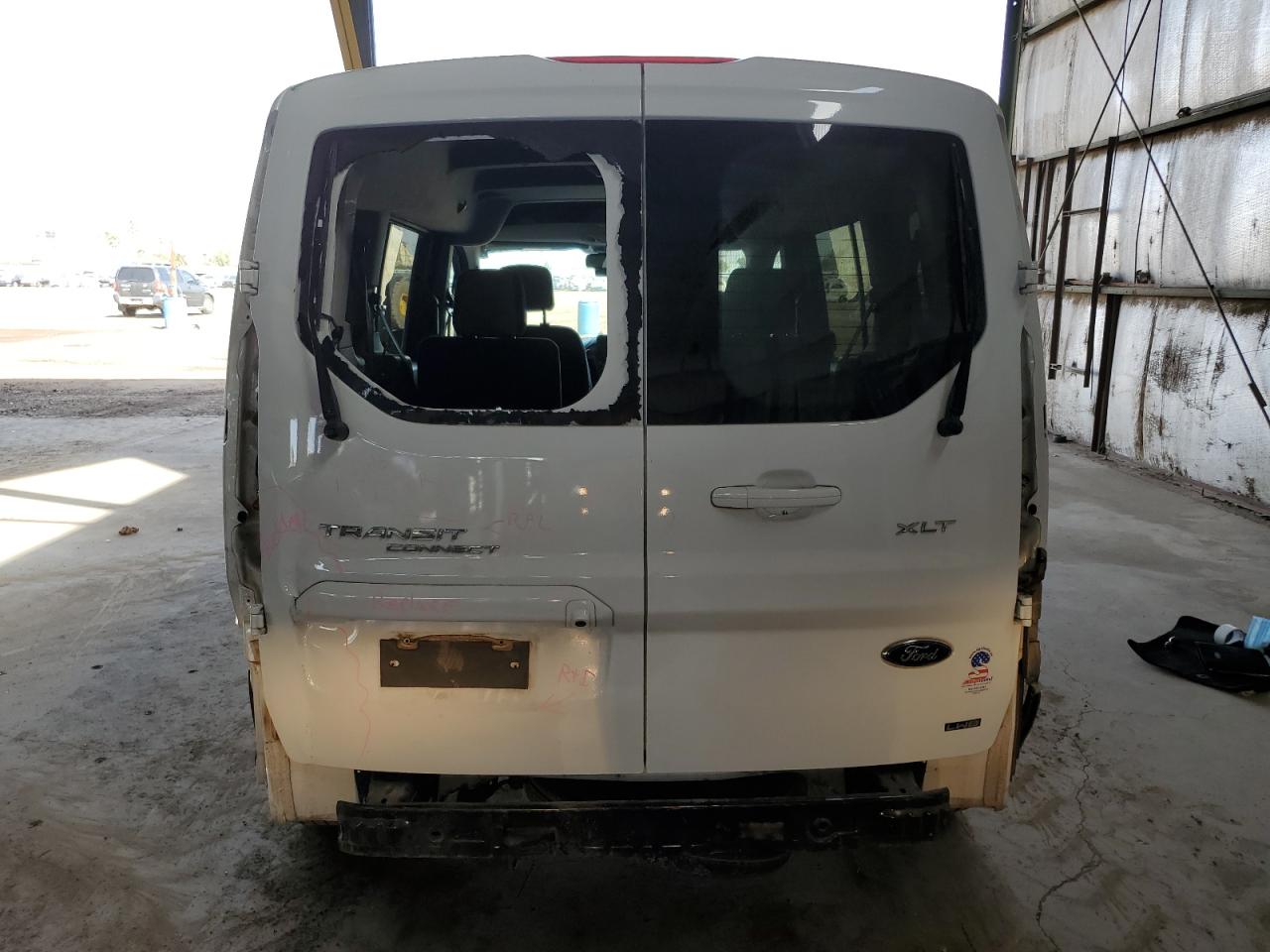 2019 Ford Transit VIN NM0GS9F23K1427351 Copart auction photo, rear end damage thumbnail 6