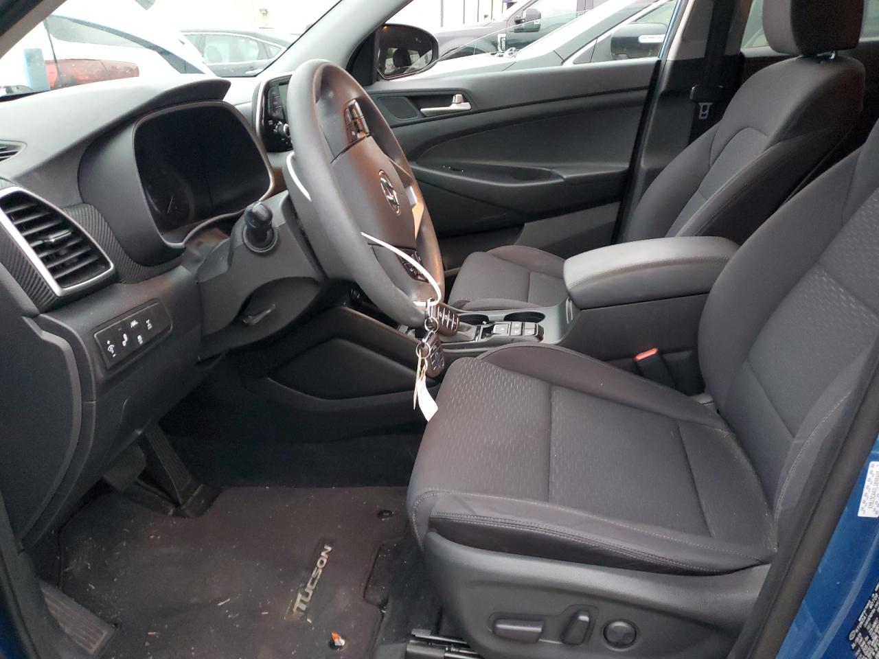 2020 Hyundai Tucson VIN KM8J3CA4XLU098445 Copart auction photo, front end / side damage thumbnail 7