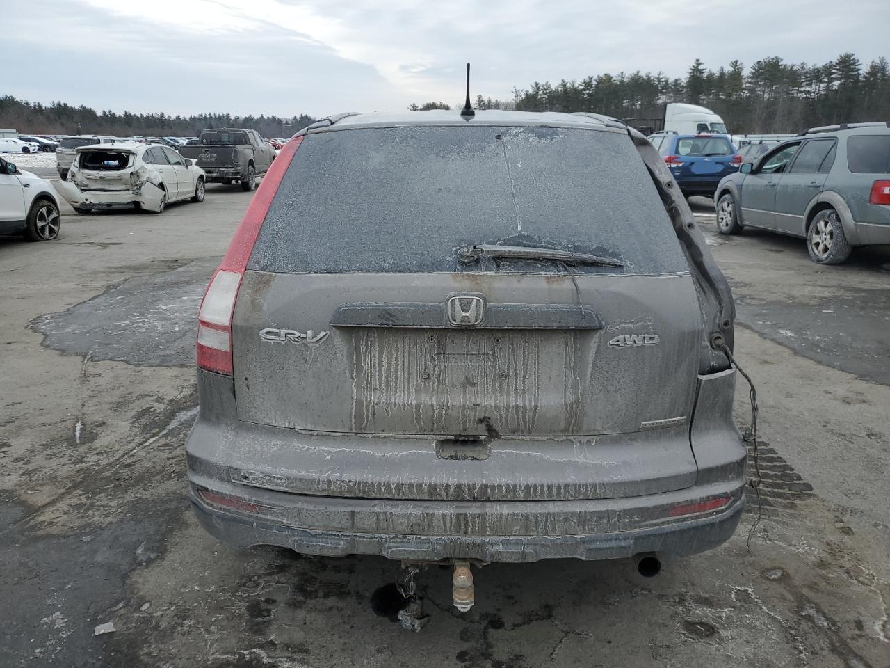 2011 Honda CR-V VIN 5J6RE4H49BL002753 Copart auction photo, front end / all over damage thumbnail 6