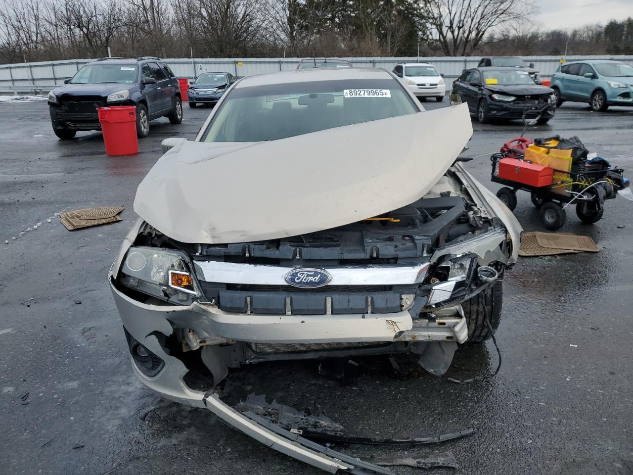2010 Ford Fusion VIN 3FAHP0HG3AR120382 Copart auction photo, front end damage thumbnail 5