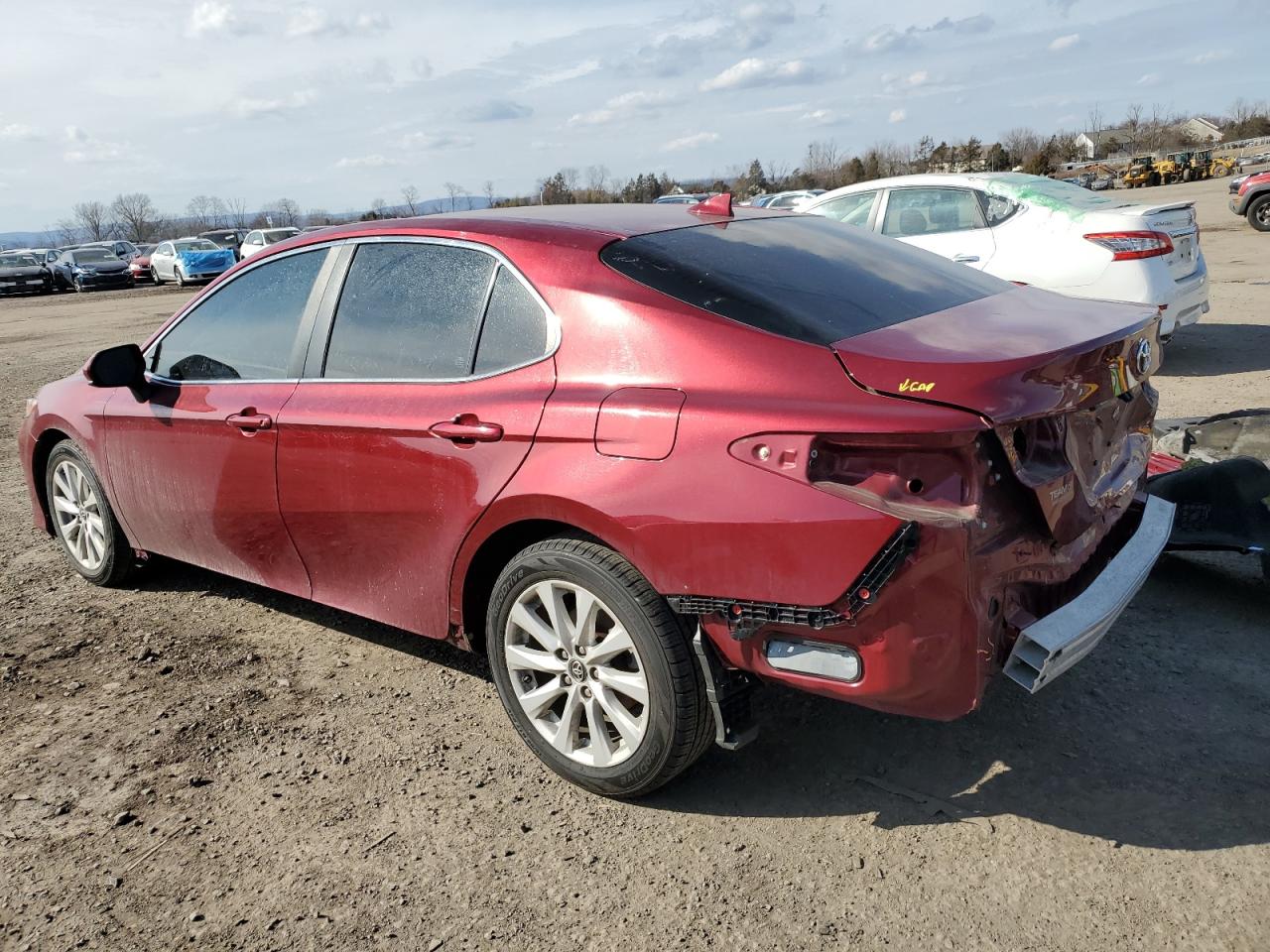2019 Toyota Camry VIN 4T1B11HK8KU833442 Copart auction photo, rear end damage thumbnail 2
