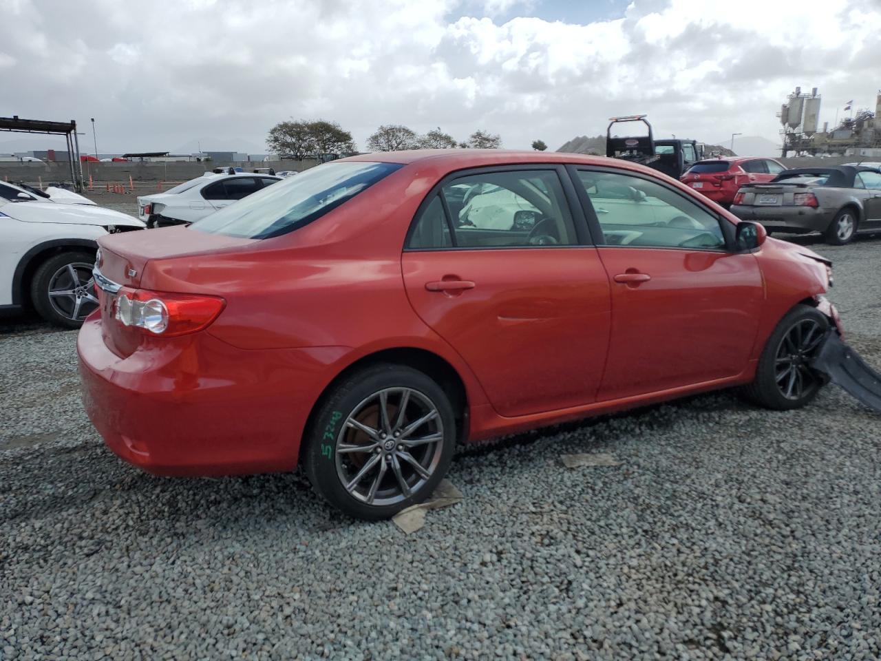 2011 Toyota Corolla VIN JTDBU4EE3B9158386 Copart auction photo, front end damage thumbnail 3