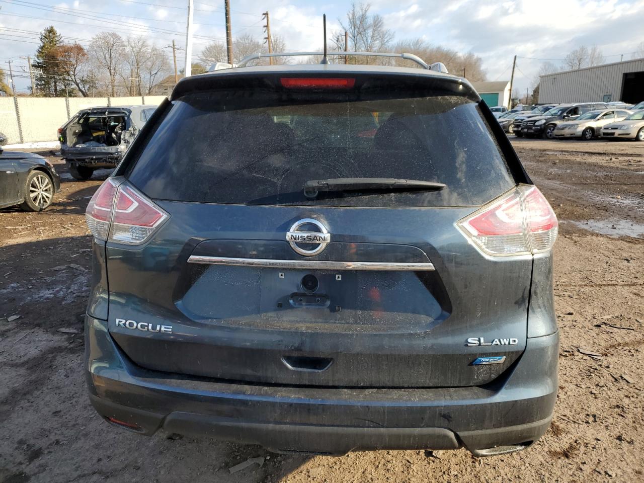 2014 Nissan Rogue VIN 5N1AT2MV3EC865558 Copart auction photo, front end damage thumbnail 6