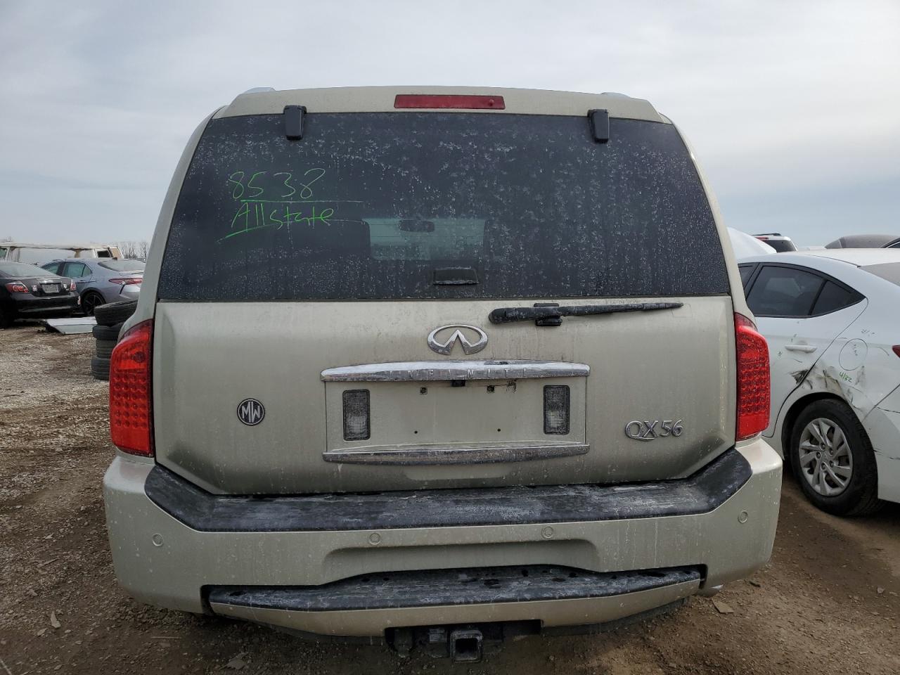 2008 Infiniti QX56 VIN 5N3AA08C28N912890 Copart auction photo, front end damage thumbnail 6