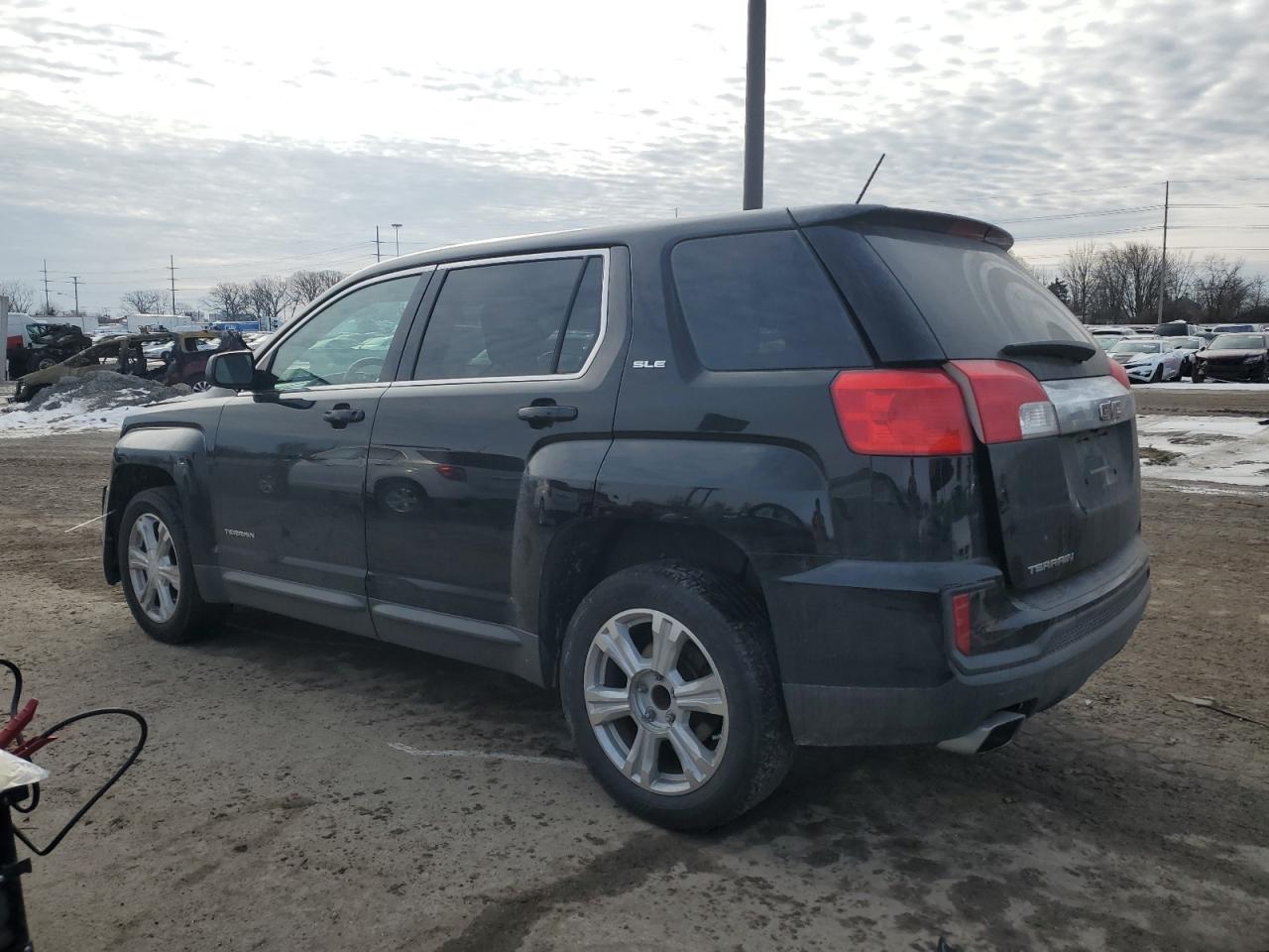 2017 GMC Terrain VIN 2GKALMEKXH6217513 Copart auction photo, front end / side damage thumbnail 2