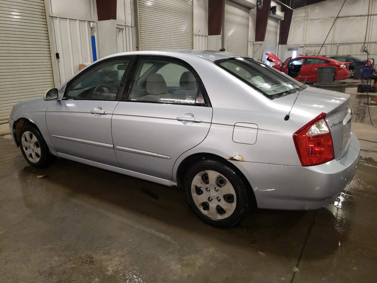 2005 KIA Spectra VIN KNAFE121955128767 Copart auction photo, front end damage thumbnail 2