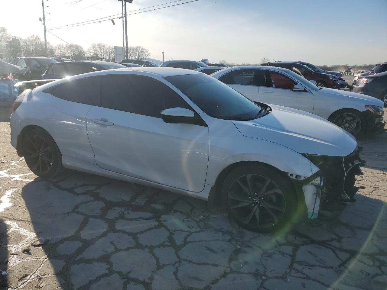 2020 Honda Civic VIN 2HGFC4B86LH300669 Copart auction photo, all over damage thumbnail 4